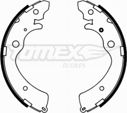 TOMEX brakes TX 21-74 - Jeu de mâchoires de frein cwaw.fr