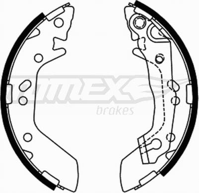 TOMEX brakes TX 21-70 - Jeu de mâchoires de frein cwaw.fr