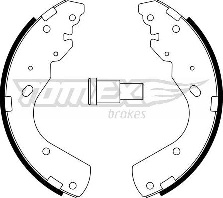 TOMEX brakes TX 23-44 - Jeu de mâchoires de frein cwaw.fr