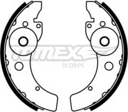 TOMEX brakes TX 23-46 - Jeu de mâchoires de frein cwaw.fr