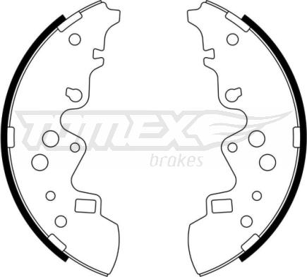 TOMEX brakes TX 23-09 - Jeu de mâchoires de frein cwaw.fr