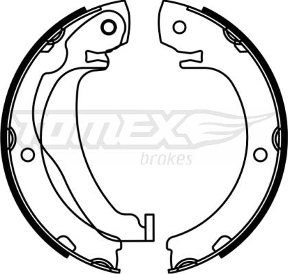 TOMEX brakes TX 23-05 - Jeu de mâchoires de frein cwaw.fr