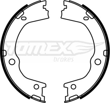 TOMEX brakes TX 23-06 - Jeu de mâchoires de frein cwaw.fr