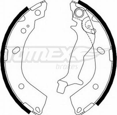 TOMEX brakes TX 23-10 - Jeu de mâchoires de frein cwaw.fr