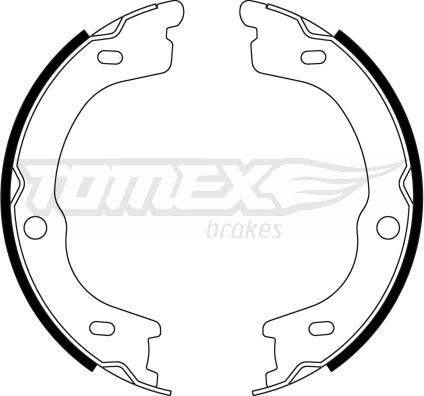 TOMEX brakes TX 23-13 - Jeu de mâchoires de frein cwaw.fr