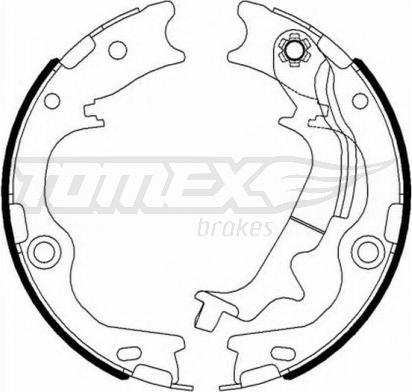 TOMEX brakes TX 23-12 - Jeu de mâchoires de frein cwaw.fr