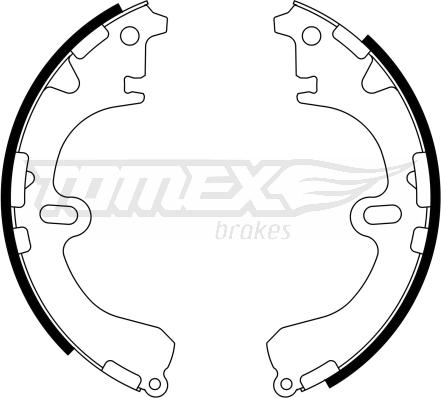 TOMEX brakes TX 23-34 - Jeu de mâchoires de frein cwaw.fr