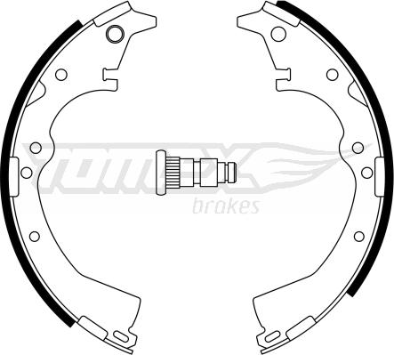 TOMEX brakes TX 23-36 - Jeu de mâchoires de frein cwaw.fr