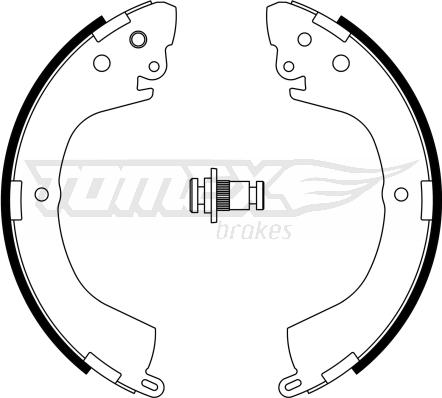 TOMEX brakes TX 23-29 - Jeu de mâchoires de frein cwaw.fr