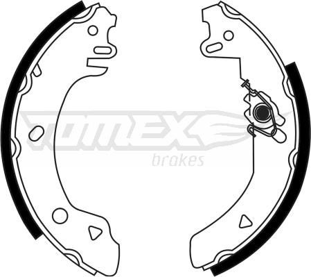 TOMEX brakes TX 23-22 - Jeu de mâchoires de frein cwaw.fr