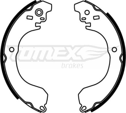 TOMEX brakes TX 22-91 - Jeu de mâchoires de frein cwaw.fr