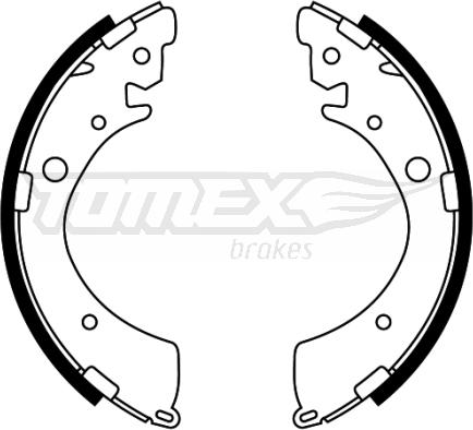 TOMEX brakes TX 22-40 - Jeu de mâchoires de frein cwaw.fr