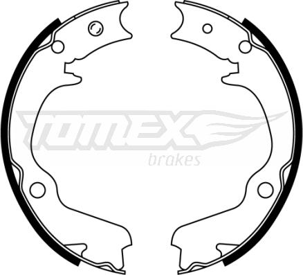 TOMEX brakes TX 22-41 - Jeu de mâchoires de frein cwaw.fr