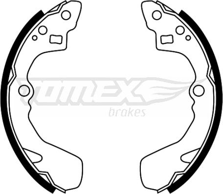 TOMEX brakes TX 22-48 - Jeu de mâchoires de frein cwaw.fr