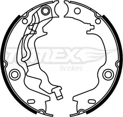 TOMEX brakes TX 22-54 - Jeu de mâchoires de frein cwaw.fr