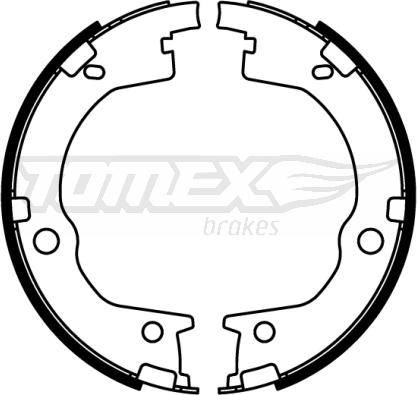 TOMEX brakes TX 22-55 - Jeu de mâchoires de frein cwaw.fr