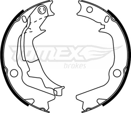 TOMEX brakes TX 22-53 - Jeu de mâchoires de frein cwaw.fr