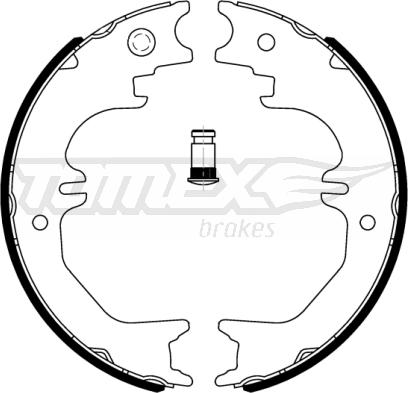 TOMEX brakes TX 22-64 - Jeu de mâchoires de frein cwaw.fr