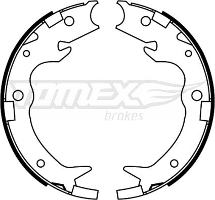 TOMEX brakes TX22-65 - Jeu de mâchoires de frein cwaw.fr