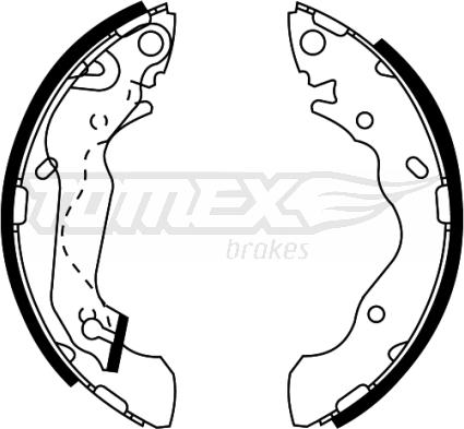 TOMEX brakes TX 22-05 - Jeu de mâchoires de frein cwaw.fr