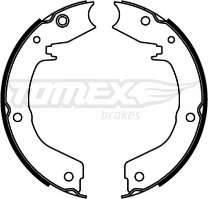 TOMEX brakes TX 22-19 - Jeu de mâchoires de frein cwaw.fr