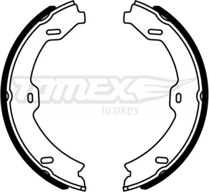 TOMEX brakes TX 22-14 - Jeu de mâchoires de frein cwaw.fr