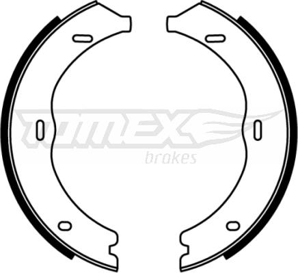 TOMEX brakes TX 22-12 - Jeu de mâchoires de frein cwaw.fr