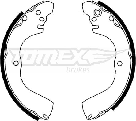 TOMEX brakes TX 22-89 - Jeu de mâchoires de frein cwaw.fr