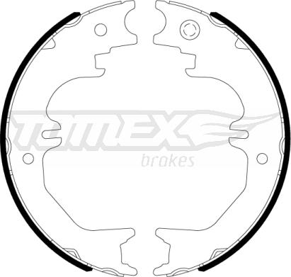 TOMEX brakes TX 22-84 - Jeu de mâchoires de frein cwaw.fr