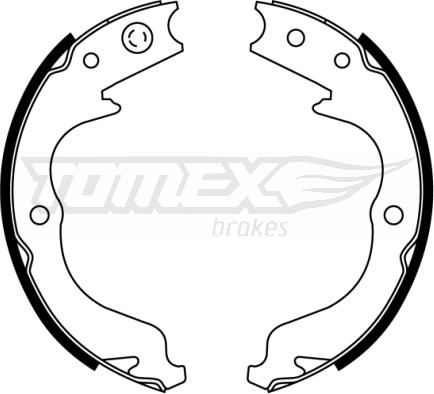 TOMEX brakes TX 22-81 - Jeu de mâchoires de frein cwaw.fr