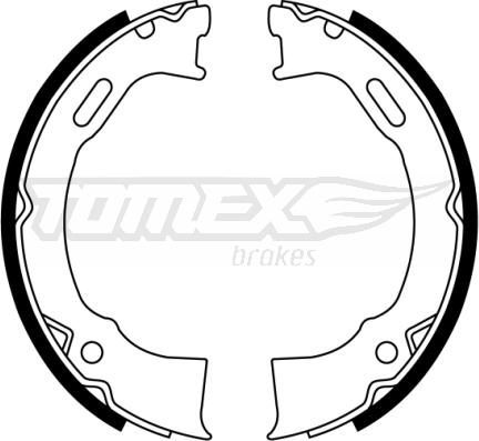 TOMEX brakes TX 22-87 - Jeu de mâchoires de frein cwaw.fr