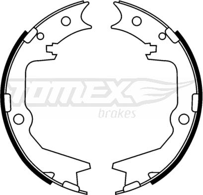 TOMEX brakes TX 22-39 - Jeu de mâchoires de frein cwaw.fr