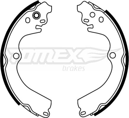 TOMEX brakes TX 22-32 - Jeu de mâchoires de frein cwaw.fr