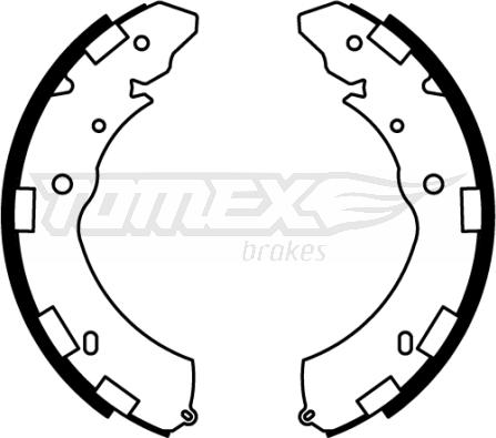 TOMEX brakes TX 22-37 - Jeu de mâchoires de frein cwaw.fr