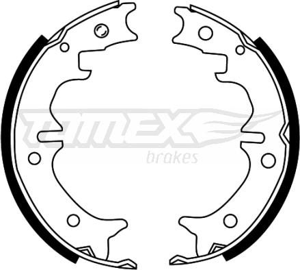 TOMEX brakes TX 22-29 - Jeu de mâchoires de frein cwaw.fr