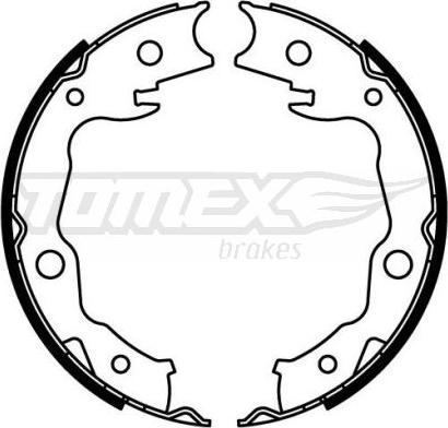 TOMEX brakes TX 22-24 - Jeu de mâchoires de frein cwaw.fr