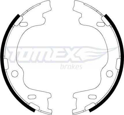 TOMEX brakes TX 22-20 - Jeu de mâchoires de frein cwaw.fr