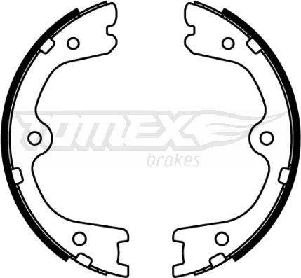 TOMEX brakes TX 22-23 - Jeu de mâchoires de frein cwaw.fr