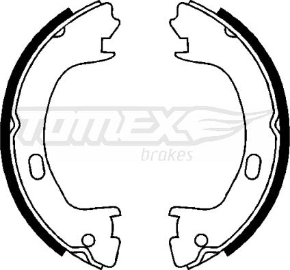 TOMEX brakes TX 22-71 - Jeu de mâchoires de frein cwaw.fr