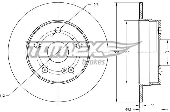 TOMEX brakes TX 74-05 - Disque de frein cwaw.fr