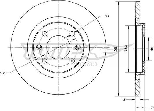 TOMEX brakes TX 70-94 - Disque de frein cwaw.fr