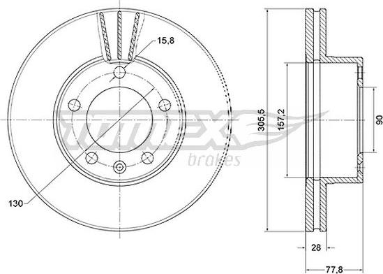 TOMEX brakes TX 70-91 - Disque de frein cwaw.fr