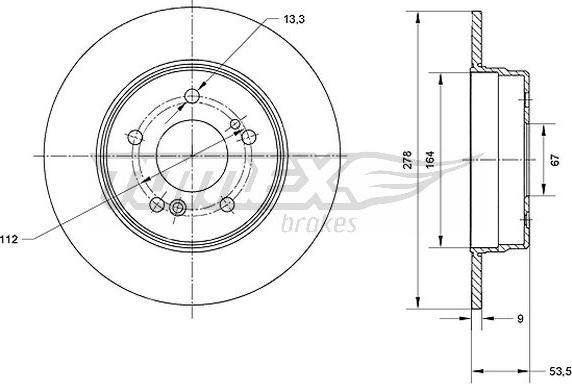 TOMEX brakes TX 70-93 - Disque de frein cwaw.fr