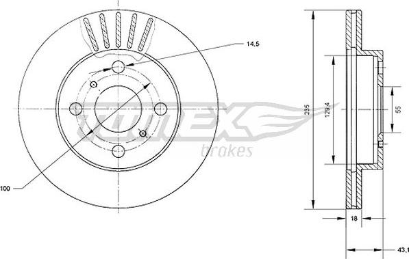 TOMEX brakes TX 70-97 - Disque de frein cwaw.fr