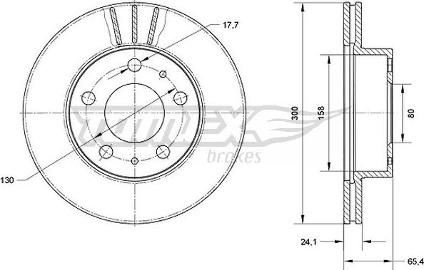 TOMEX brakes TX 70-60 - Disque de frein cwaw.fr