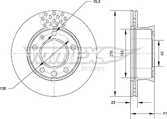 TOMEX brakes TX 70-07 - Disque de frein cwaw.fr