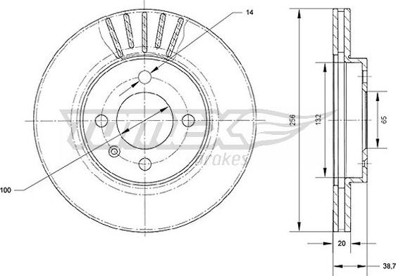 TOMEX brakes TX 70-18 - Disque de frein cwaw.fr