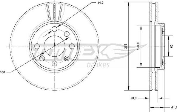 TOMEX brakes TX 70-17 - Disque de frein cwaw.fr