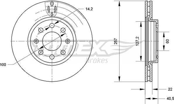 TOMEX brakes TX 70-85 - Disque de frein cwaw.fr