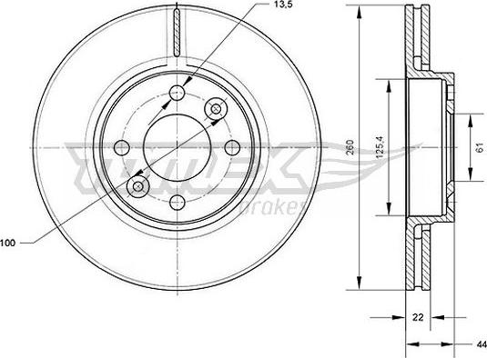 TOMEX brakes TX 70-34 - Disque de frein cwaw.fr